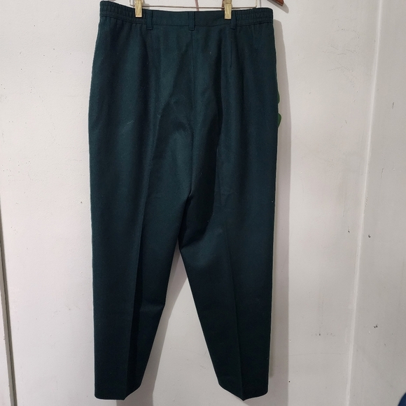 Vintage Sag Harbor Green Wool Trouser Pants - Picture 7 of 7
